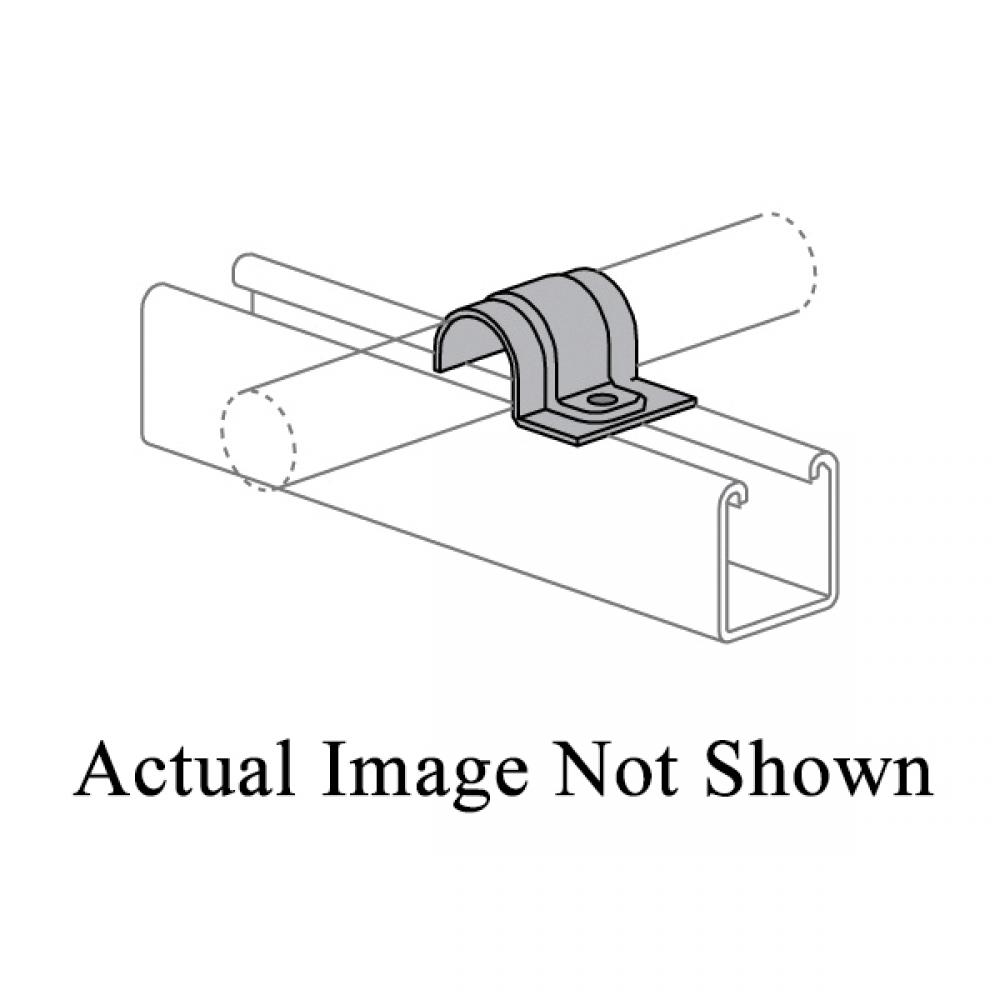 CLAMP 3/8IN STL 16AWG 1-5/8INW CHANNEL