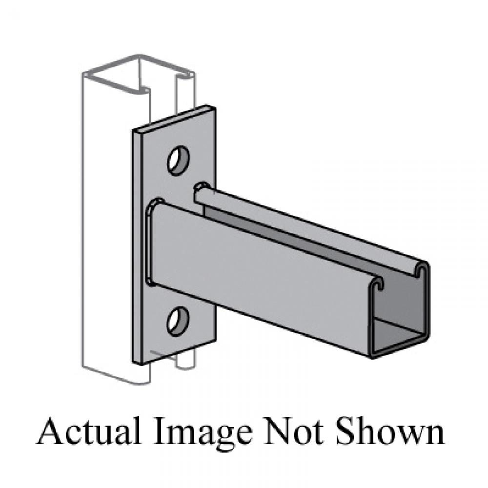 BRACKET STRUT 6IN 2IN 1/4IN STL 1200LB