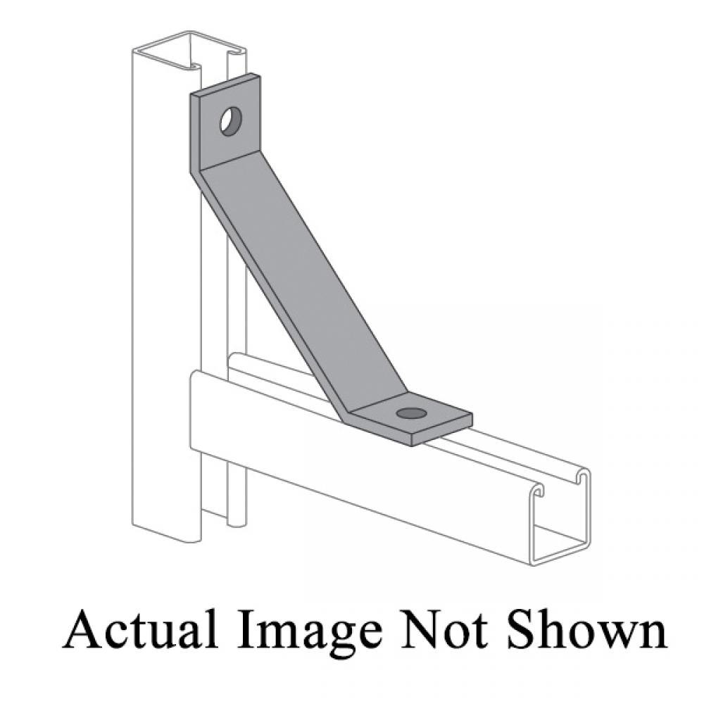 BRACE STRUT 2 18IN 1-5/8IN 1/4IN STL