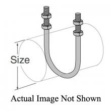 Atkore PS-137-2-1/2-EG - U-BOLT 2-1/2IN PIPE STL ELECTRO-GALV