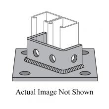 Atkore PS-3029-SQ-HG - BASE POST 2 CENTERED/OFS 45 DEG 1-5/8IN