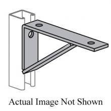 Atkore PS-732-18-EG - BRACKET SHELF 18-1/2IN 1-5/8IN 1/4IN STL