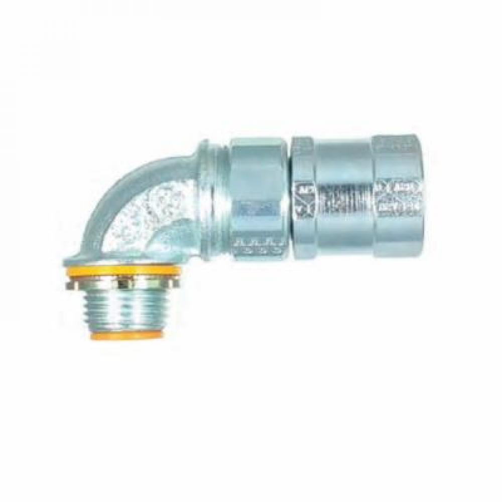 CONNECTOR CONDUIT 1/2IN STL 90DEG 1.18IN
