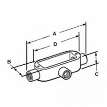 Bridgeport Fittings T-45 - Bridgeport Fittings T45